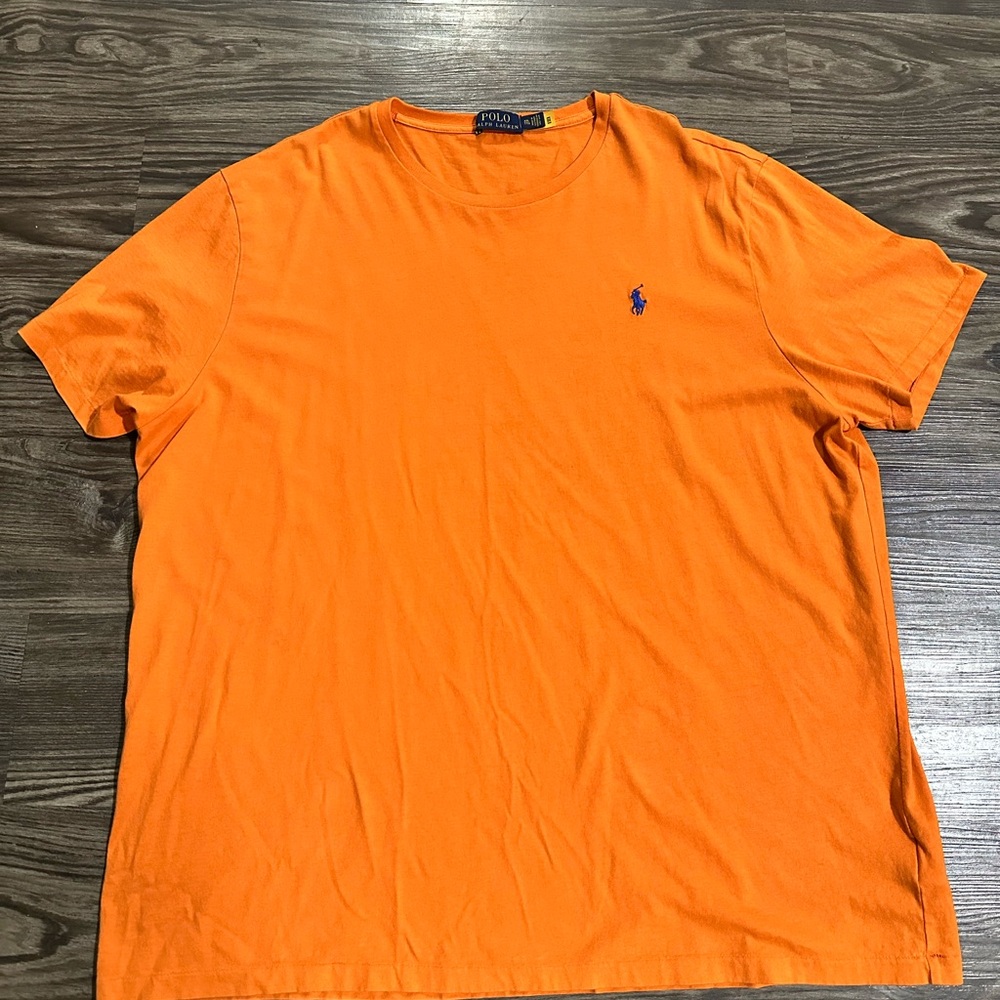 Polo by Ralph Lauren Men's 2XLT Orange T-Shirt